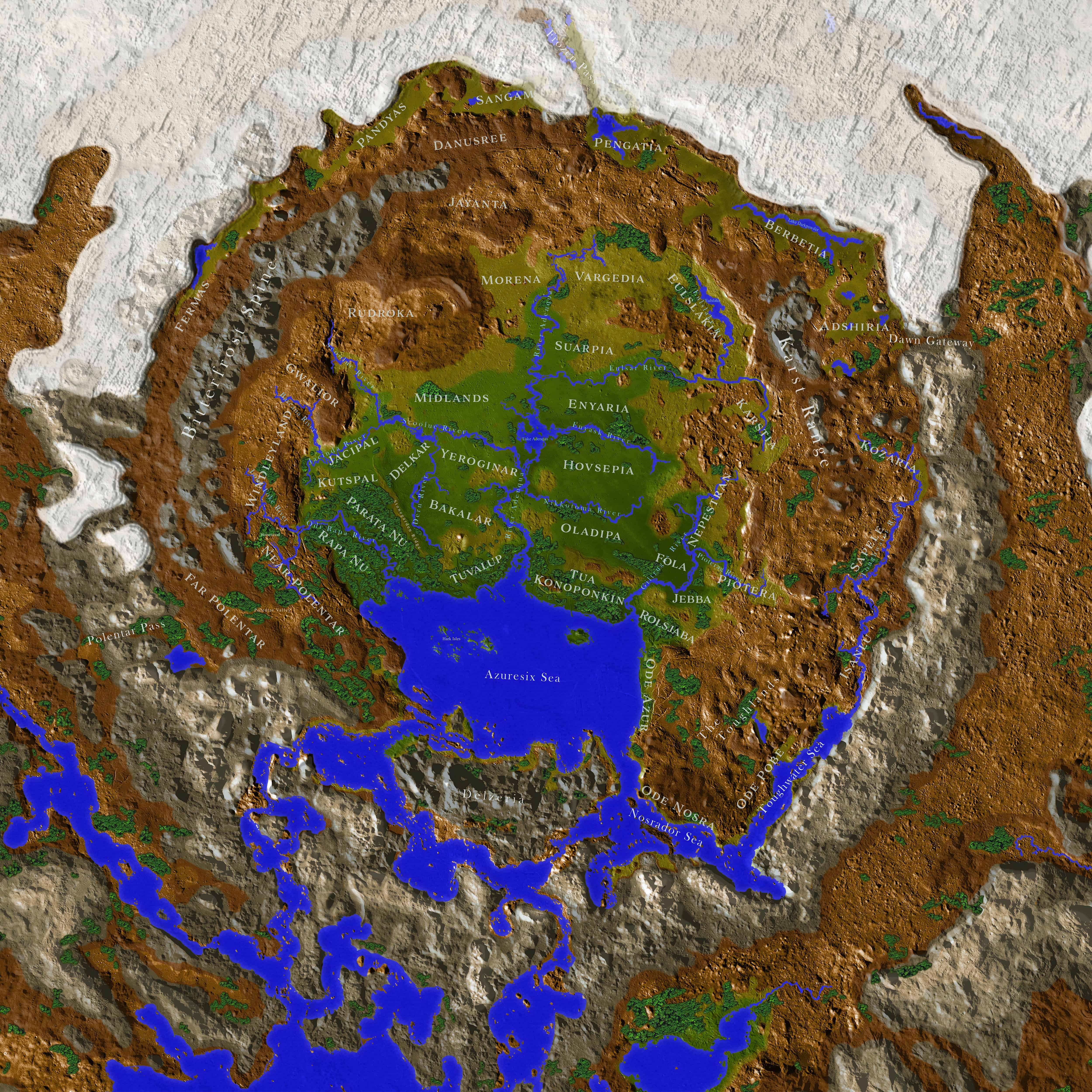 Map of Aedynar